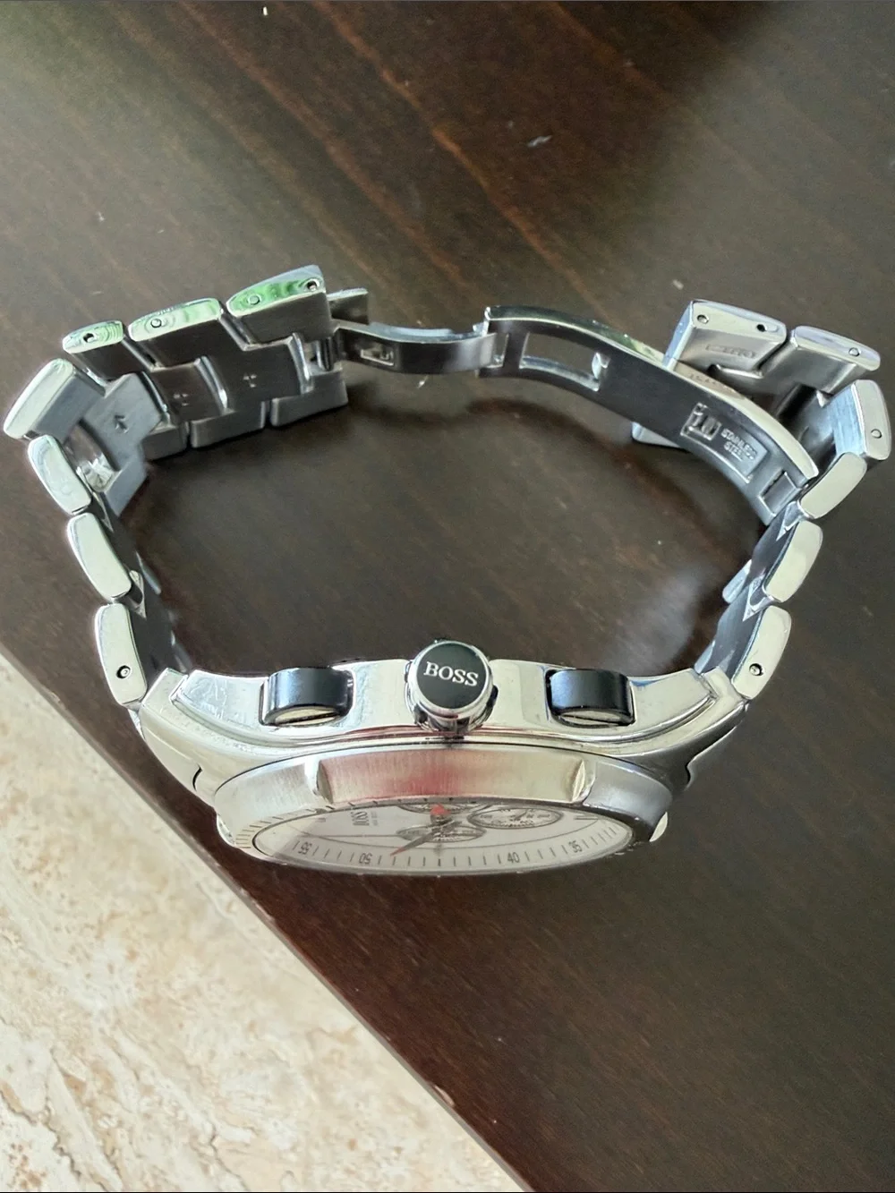 Hugo BOSS Men’s Watch All Stainless Steel Like New!
